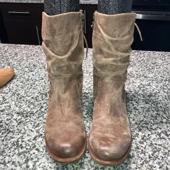 Sofft Sharnell Low Boots Leather Brown Sz 8.5 - Picture 1 of 7